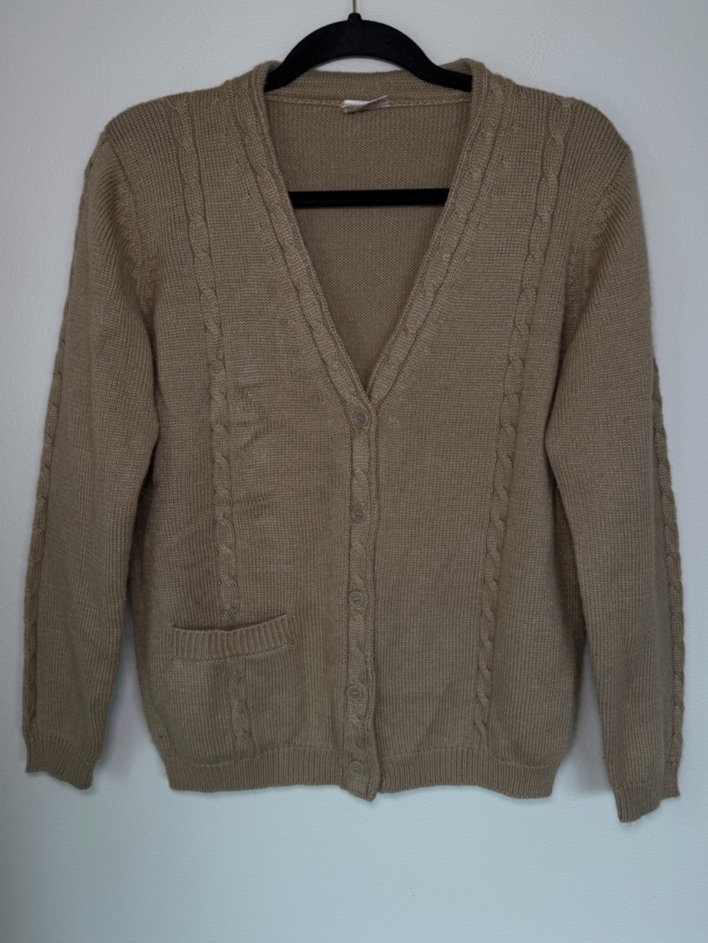 Vintage Leon Levon Knit Button Up Cardigan Sweater 80’s Cottage